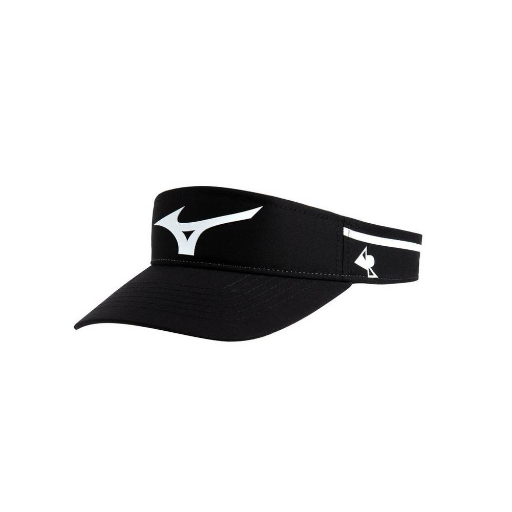 Mens Mizuno April Ross Visor Black/White Philippines (EWAKTM052)